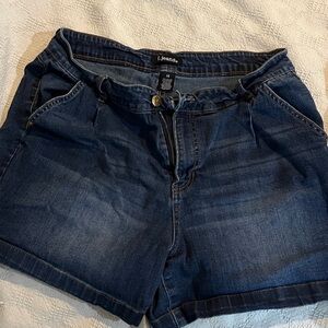 d. jeans Women's Dark Blue Jean Shorts